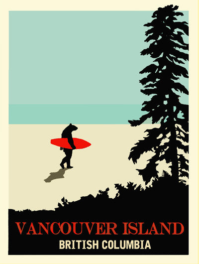 Surf Bear – SKOOKUM PRINTS