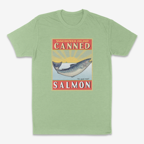 Canned Salmon (Light Green Tee)