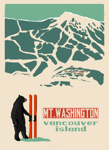 Mt Washington with Skis